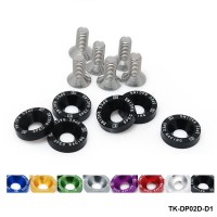 TANSKY - D1 Spec 6PCS/SET M8 Hex Fasteners Fender Washer Bumper Engine Concave Screws JDM D1-DP02D